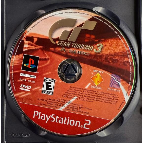 Gran Turismo 3 A-Spec (Greatest Hits) Sony PlayStation 2 PS2 Complete CIB 2001 - Picture 6 of 7